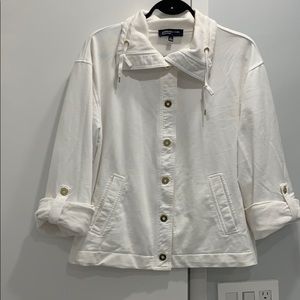 Jersey sweater jacket